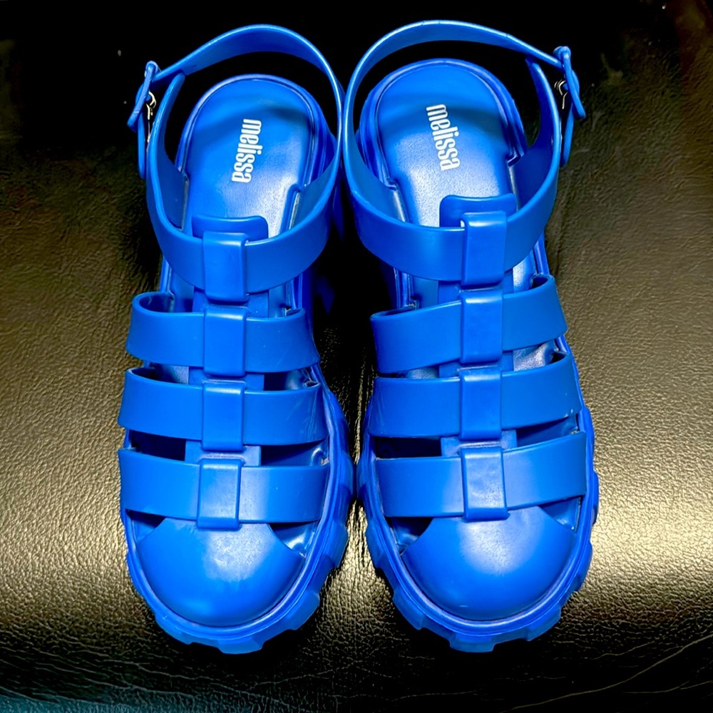 Melissa - Megan jelly platform sandals.